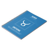 タウロス星占い徴候 ノートブック (左側)