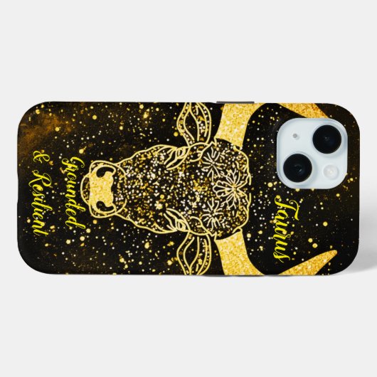 タウロス星印 Case-Mate iPhoneケース (裏面 (横))