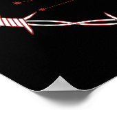 タウロス星座ゴシックダーク天文学 ポスター (角)