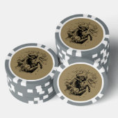 タウロス星座ヘベリアス1690デコール ポーカーチップ (積み重ね)