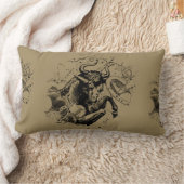 タウロス星座ヘベリアス1690デコール ランバークッション (ブランケット)