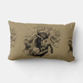 タウロス星座ヘベリアス1690デコール ランバークッション (裏面)