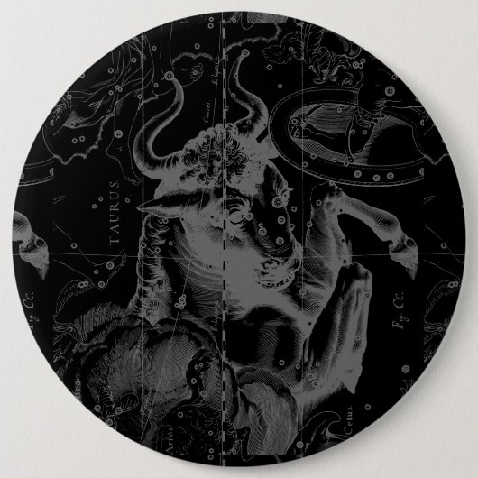 タウロス星座ヘベリアス1690デコール 缶バッジ (正面)