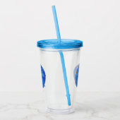 タウロス水彩夜空コンステレーション〔占星術の〕十二宮図 アクリルタンブラー (左)