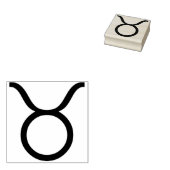 タウロス記号のアートスタンプ ラバースタンプ (押印)