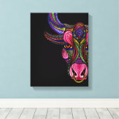 タウロス記号 キャンバスプリント (インサイチュ (ウッドフロア))