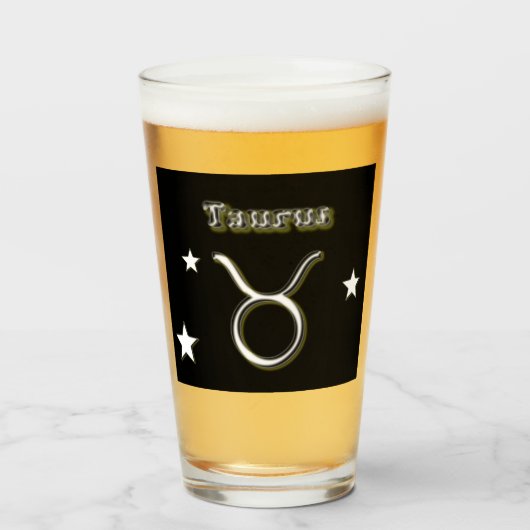 タウロス記号 タンブラーグラス (ドリンク正面)