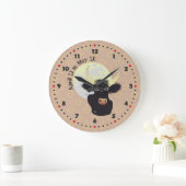 タウロス4月21日～5月20日壁時計 ラージ壁時計 (ホーム)