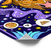 タウロス：「アースリーエレガンス」〔占星術の〕十二宮図 ポスター (角)