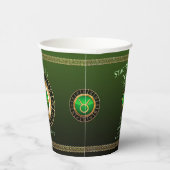 タウロス – ザ・ブル〔占星術の〕十二宮図標識 紙コップ (右)