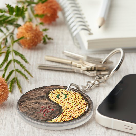 タウロス&ファイアタイガー キーホルダー (正面右)