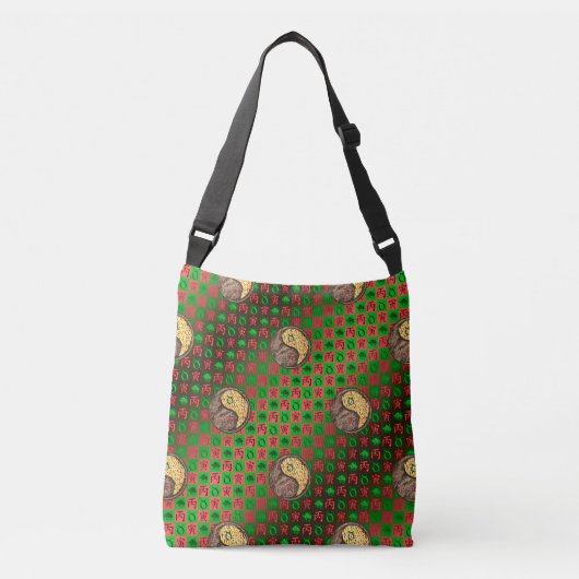 タウロス&ファイアタイガー クロスボディバッグ (正面)