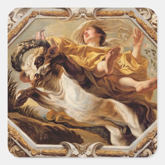 タウロス、〔占星術の〕十二宮図のシンボルや象徴 スクエアシール (正面)