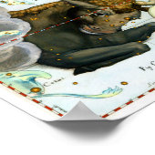 タウロス〔占星術の〕十二宮図アンティーク星図ポスター ポスター (角)