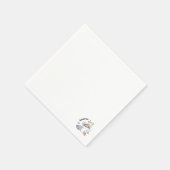 タウロス〔占星術の〕十二宮図ドリーマー – かわいいスリーピーバニー スタンダードカクテルナプキン (角)