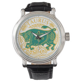 タウロス〔占星術の〕十二宮図 腕時計