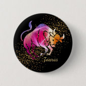 タウロス – 誕生日標識 缶バッジ (正面)