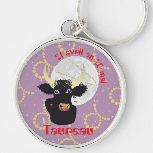 タウロー21 avril au 20マイポルテ – クレス キーホルダー (正面)