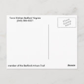 タウンキッチン ポストカード (裏面)