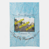 タウンシティホームカミングアクアマリン記念 キッチンタオル (縦)