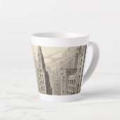 タウンシティラテカップ カフェラテマグ (右アングル)