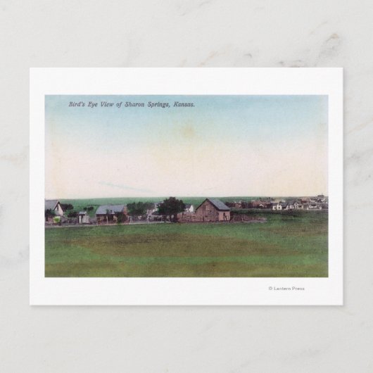 タウンシャロン春の空中表示， KS ポストカード (正面)