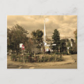 タウンスクエアウッドストック、NY ポストカード (正面)