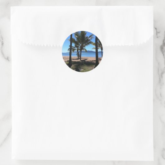 タウンズビルからマグネティック・アイランド(オーストラリア) ラウンドシール (バッグ)