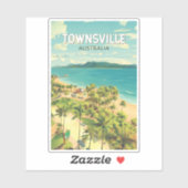 タウンズビルオーストラリア旅行アートヴィンテージ シール (シート)