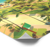 タウンズビルオーストラリア旅行アートヴィンテージ ポスター (角)