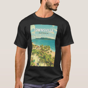 タウンズビルオーストラリア旅行アートヴィンテージ Tシャツ