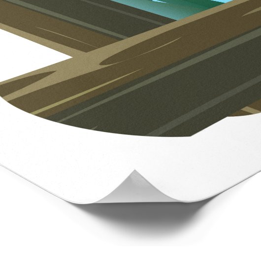 タウンズビルAustralia熱帯魚の旅行ポスター ポスター (角)