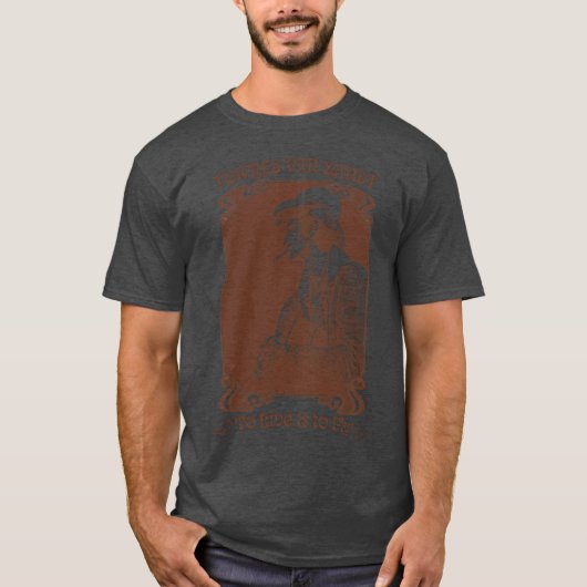 タウンズ・ヴァン・ザント レトロ風ファンデザイン Tシャツ (正面)