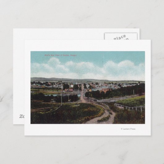 タウンダラスの空中表示 ポストカード (正面/裏面)