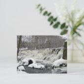 タウントンリバーウォーターフォール葉書 ポストカード (スタンド正面)