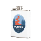 タウントンワイルドアンドシーニックリバーマサチューセッツ フラスク (左)