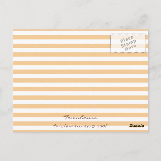 タウンハウス ポストカード (裏面)