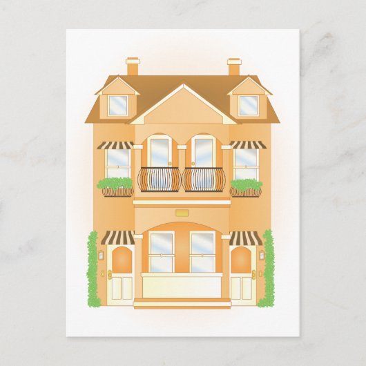 タウンハウス ポストカード (正面)