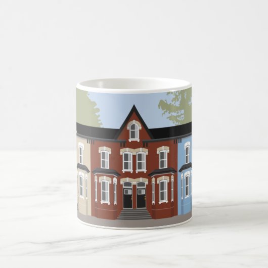タウンハウズビクトリアンスムグ コーヒーマグカップ (中央)