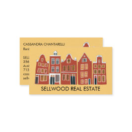 タウンハモダンス実在エステートブローカーエージェントレンタル 名刺