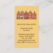 タウンハモダンス実在エステートブローカーエージェント不動産仲介業者 名刺 (裏面)