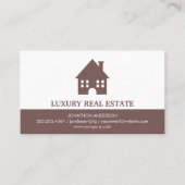 タウンホームアイコン実在エステートエージェント 名刺 (正面)