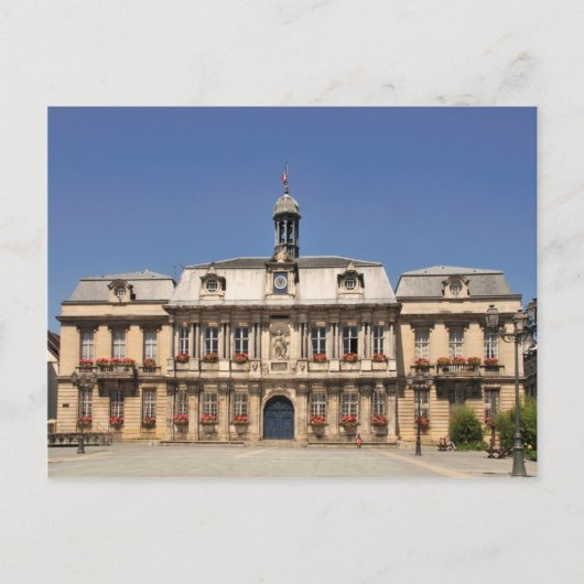 タウンホールアットトロワスフランスポストカード ポストカード (正面)