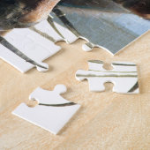 タウンホールミーティングアミッシュ乳母車ウマ ジグソーパズル (側面)