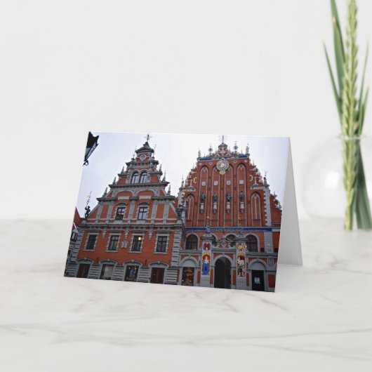 タウン威厳のあるホールリガ、ラトビア シーズンカード (正面)