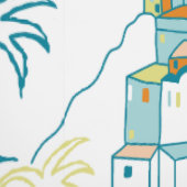 タウン航海のプリント壁紙 壁紙 (縫い目)