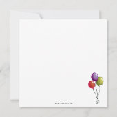 タウン·パーティの招待状にニュー·ライノが 招待状 (裏面)