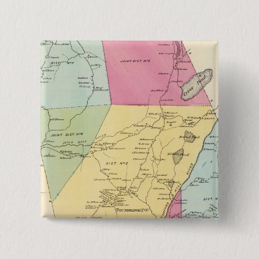 タウン·ポンドリッジ 缶バッジ (正面)