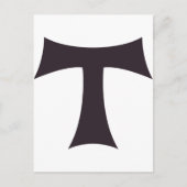 タウ十字聖アンソニー十字架 ポストカード (正面)