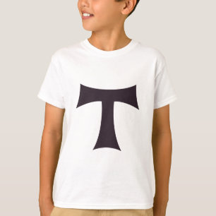 タウ十字聖アンソニー十字架 Tシャツ